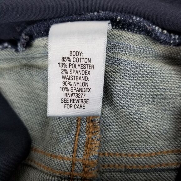 Maternity skinny jeans dark wash size 10 or 12 - Picture 3 of 8